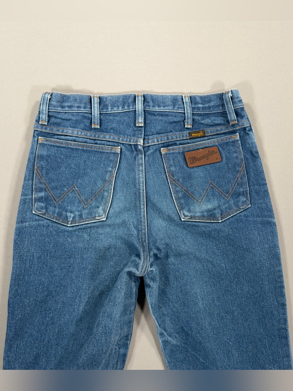 Vintage Wrangler 935NAV Cowboy Cut 31x36 (Fits 30x35) Slim Bootcut Denim Jeans - Picture 8 of 13